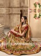 Goldenrod Designer Saree In Patola Style